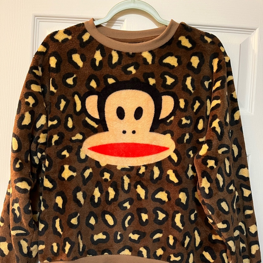 NWOT Paul Frank leopard print Mohair sweater Julius Monkey. $50.00 each.